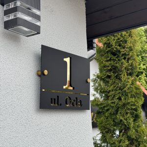 Tablica Adresowa nr + ulica